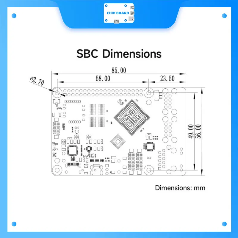 EBYTE A527/T527 SBC industrial: cámara dual 4K, IA, 4 GB de RAM, GPIO compatible con Pi - imagen 4
