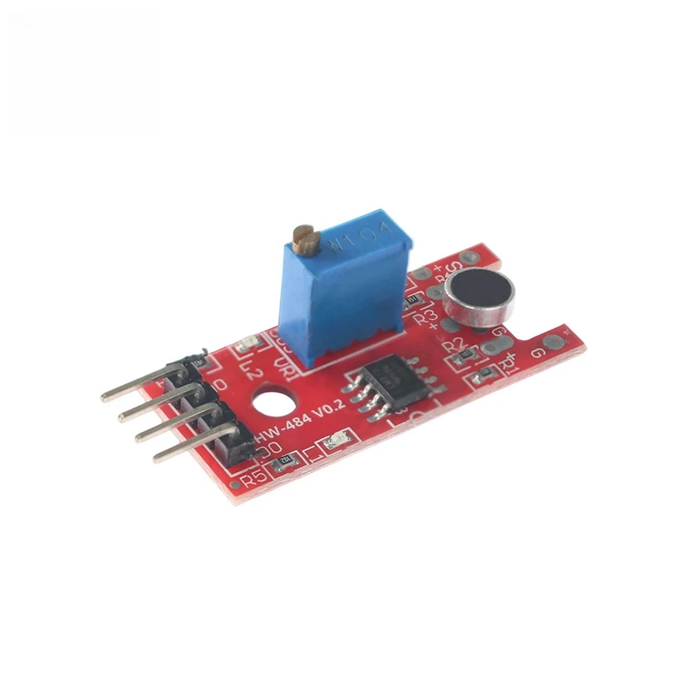 Módulo de Sensor de sonido de micrófono KY-038, salida analógica Arduino, placa de detección de voz, Control de ruido, electrónica DIY, 1/2 Uds. - imagen 2