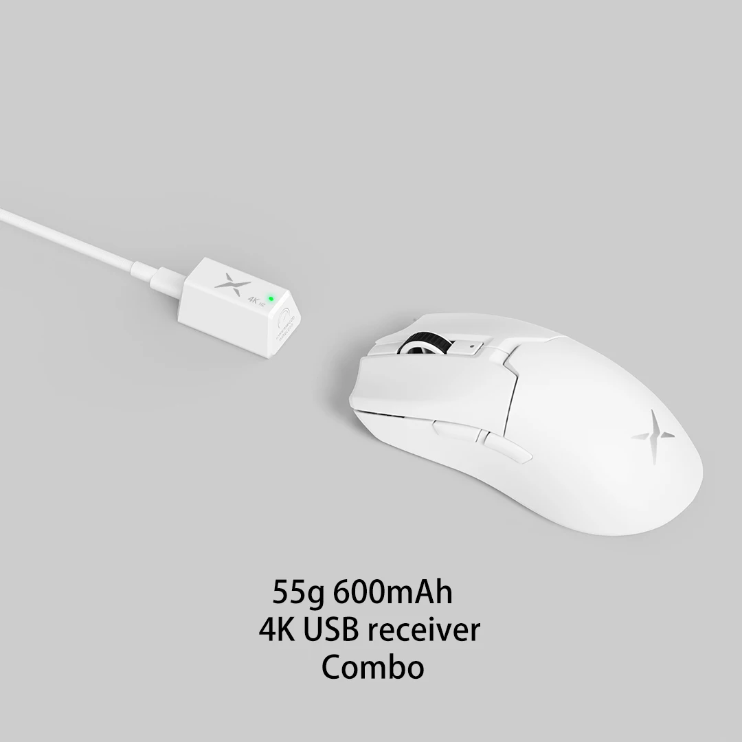 White 600mAh Combo