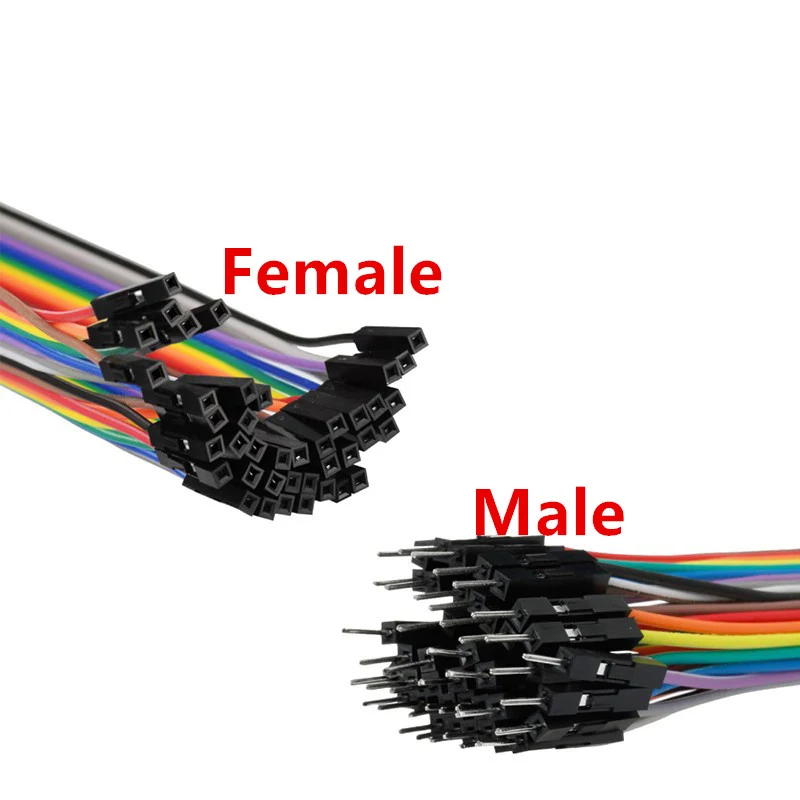 Cable Dupont Line de 40P, 1 piezas, 10cm, 20cm, 30cm, macho a macho, hembra, macho a hembra, Cable Dupont para PCB, KIT DIY - imagen 3