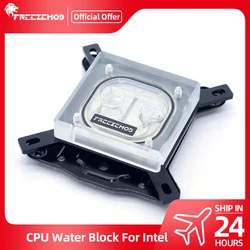 FREEZEMOD Bloque CPU Water Cooling Intel 115X-2011-775 Acrílico Transparente