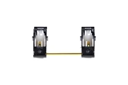Everglide Estabilizador Panda V4 - Cable dorado para teclado mecanico