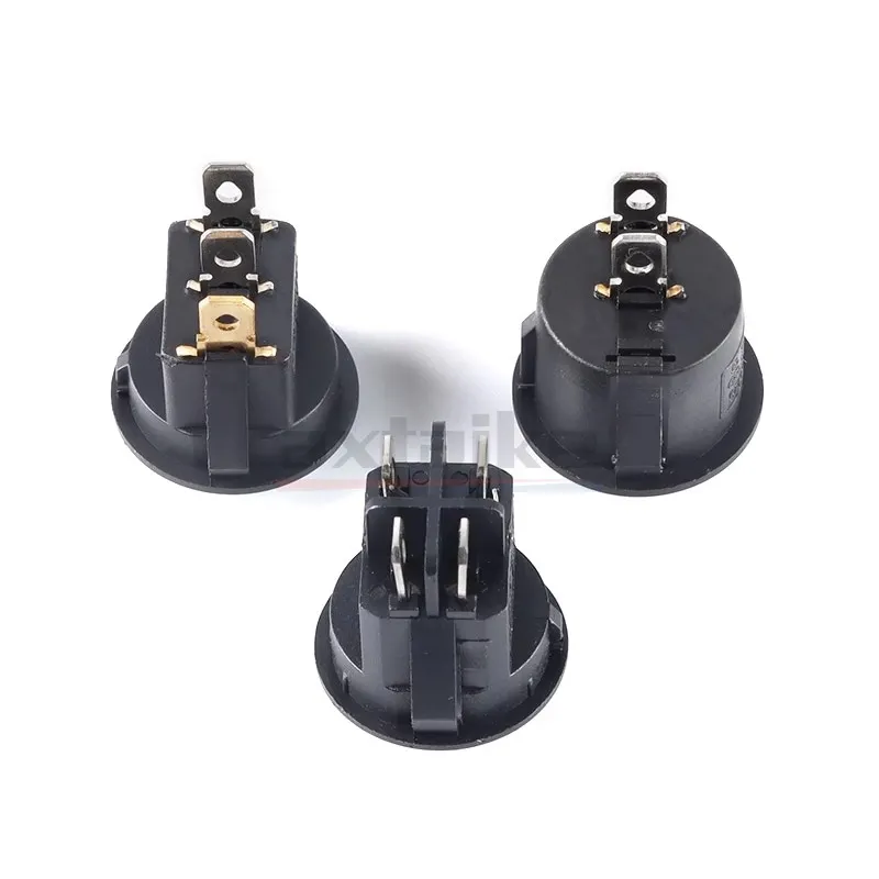 10 Uds apertura 20mm 2/3/4Pin KCD1 palanca basculante Circular interruptor de botón de encendido-apagado negro blanco rojo verde luz - imagen 5