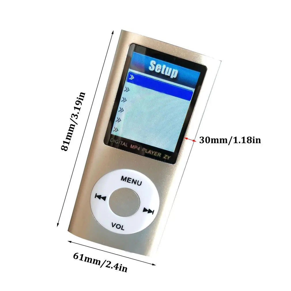 Reproductor mp3 con pantalla a color de 1,8 pulgadas, reproduce música con radio fm, reproductor de vídeo, E-book - imagen 5