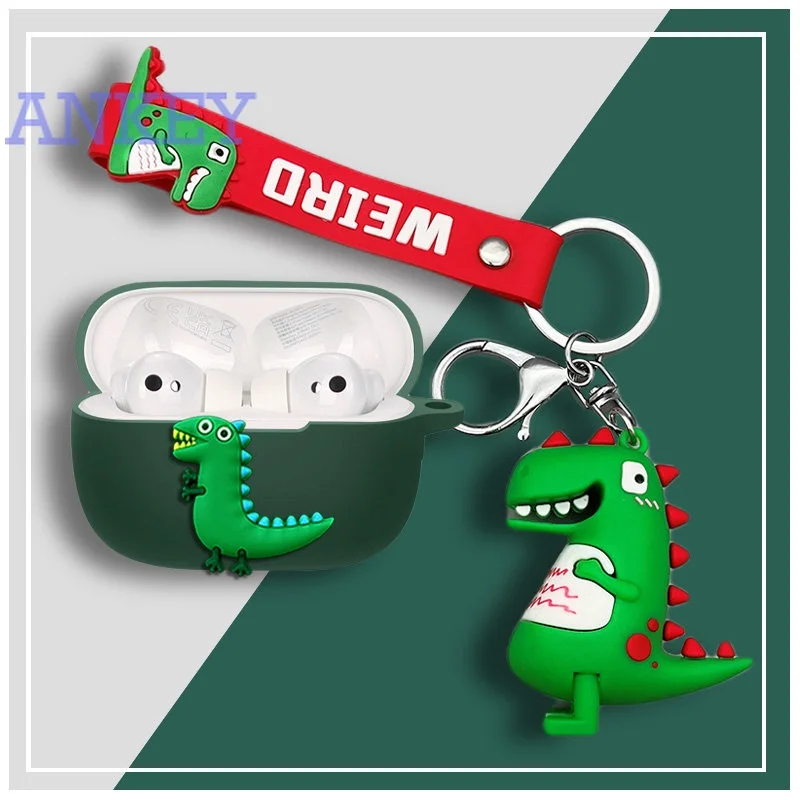 Funda protectora para auriculares Honor 3 Pro, cascos con dibujos animados, Bluetooth, TWS, portátil - imagen 2