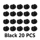 Black 20PCS