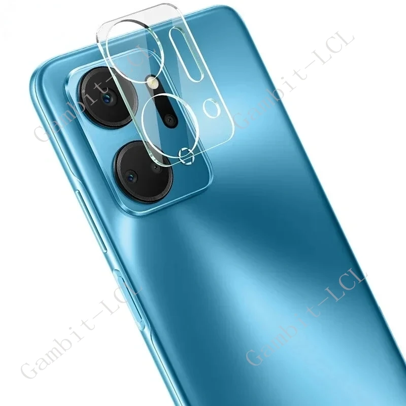 Lente de cámara Integral 3D para Honor X7a Plus, vidrio templado en Honor X7aPlus, película protectora de pantalla trasera - imagen 4