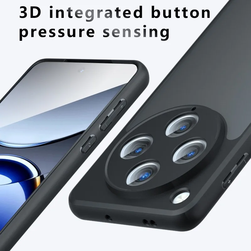 Para OPPO Find X8 Pro, X8 Funda mate ELVEV Skin Feeling Hard PC + TPU Carcasa trasera protectora - imagen 3