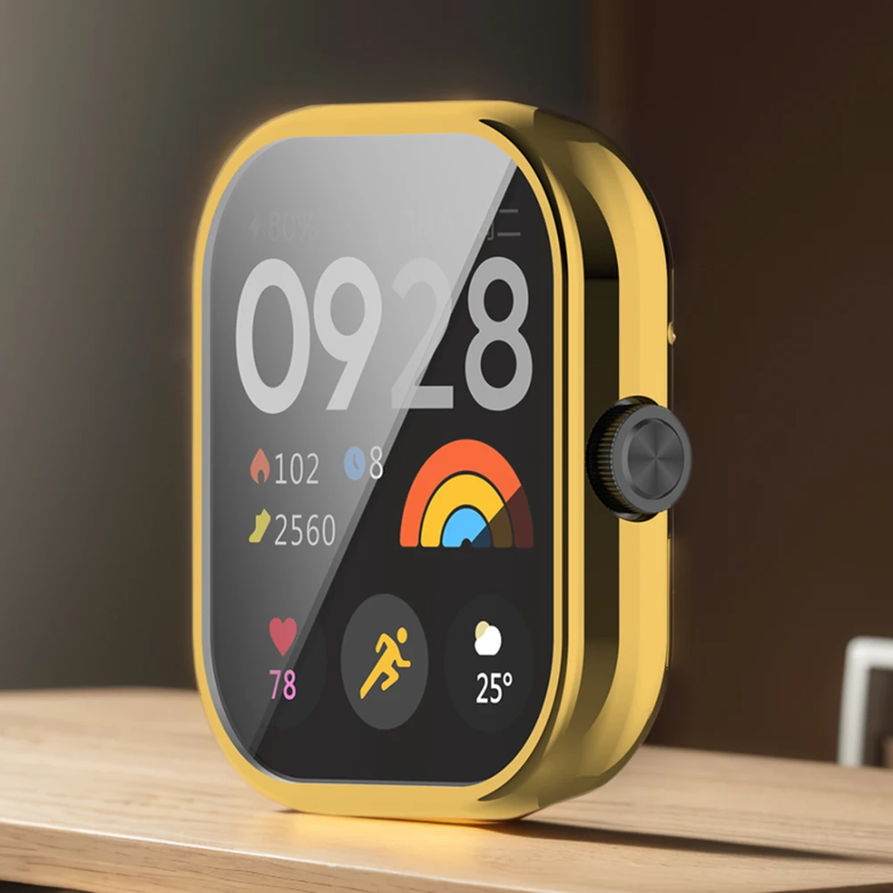 Funda de TPU para reloj inteligente, carcasa protectora suave anticaída, Protector de pantalla a prueba de polvo para Redmi Watch 4 - imagen 3