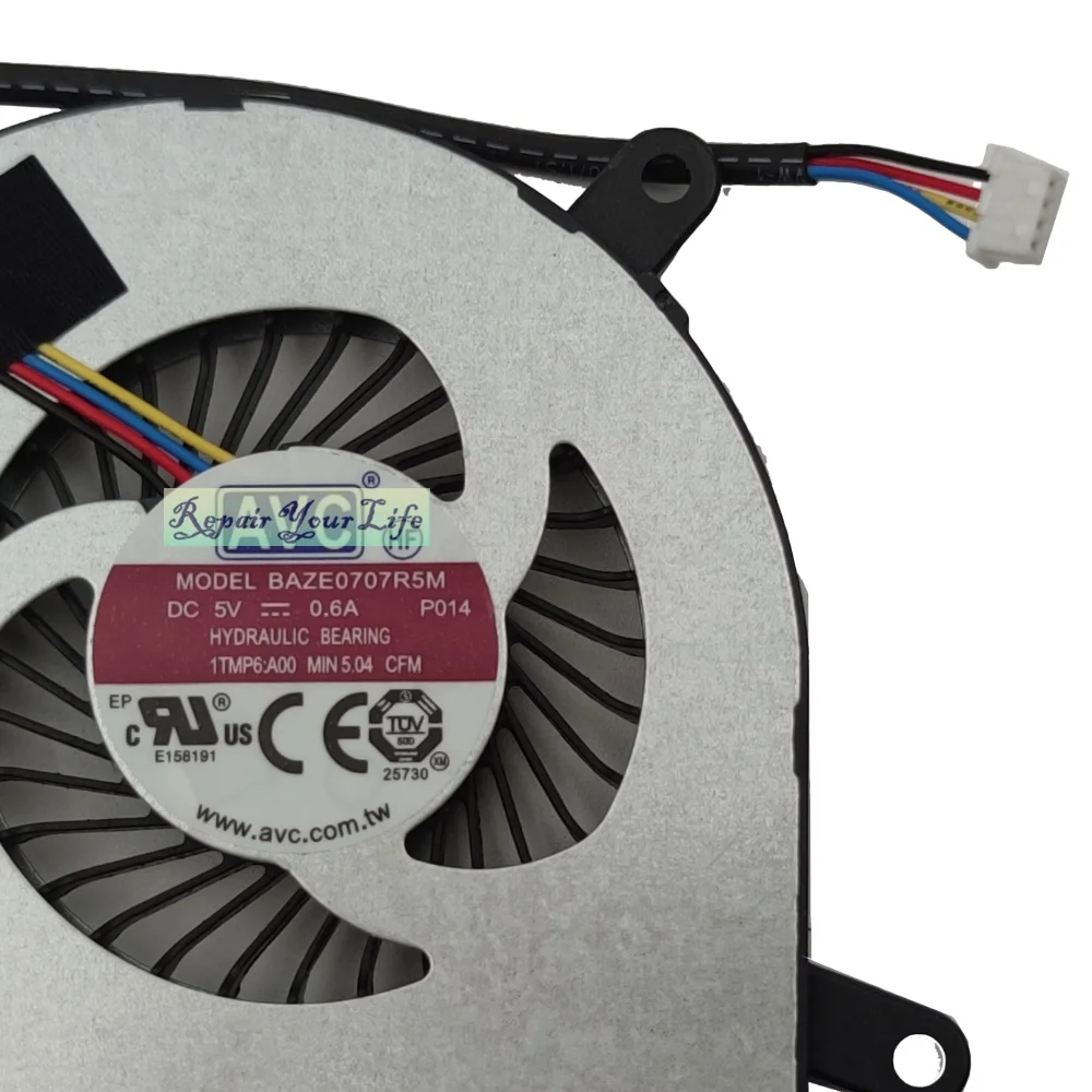 Ventilador de refrigeración de CPU para ordenador, dispositivo todo en uno para Dell Inspiron 24 AIO 3475 5400 5490, 01TMP6 CB0058 BAZE0707R5M-P014, nuevo - imagen 4