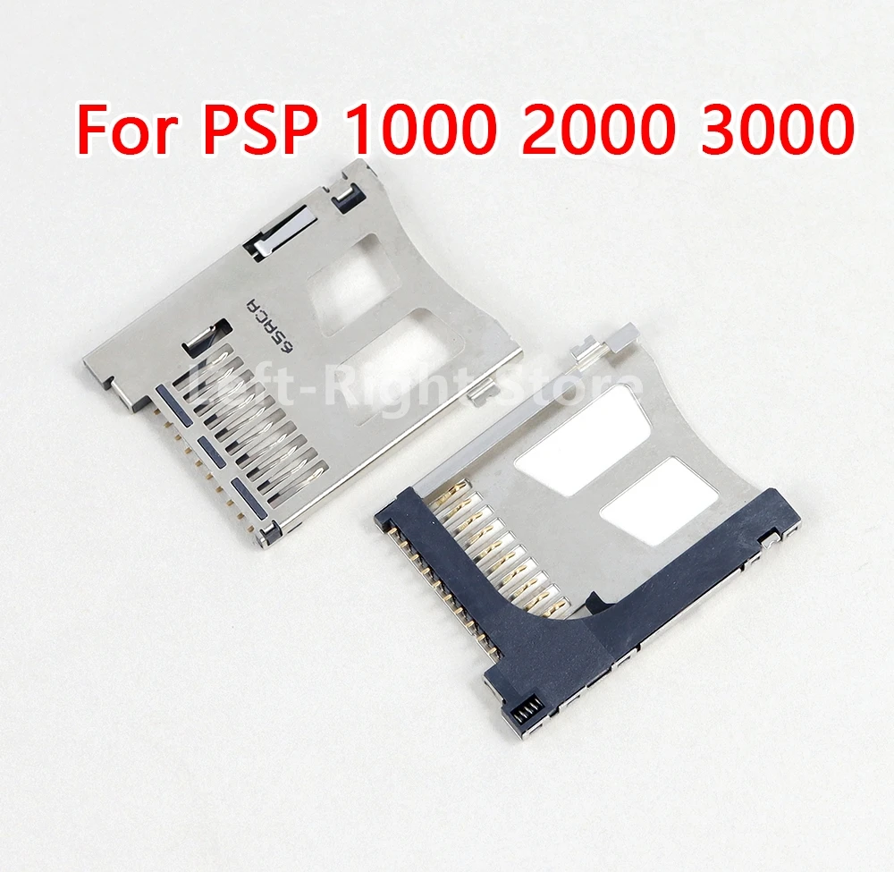 2 uds nuevo para PSP1000 ranura para tarjeta de memoria reemplazo para PSP 1000 2000 3000 reparación de consola de juegos