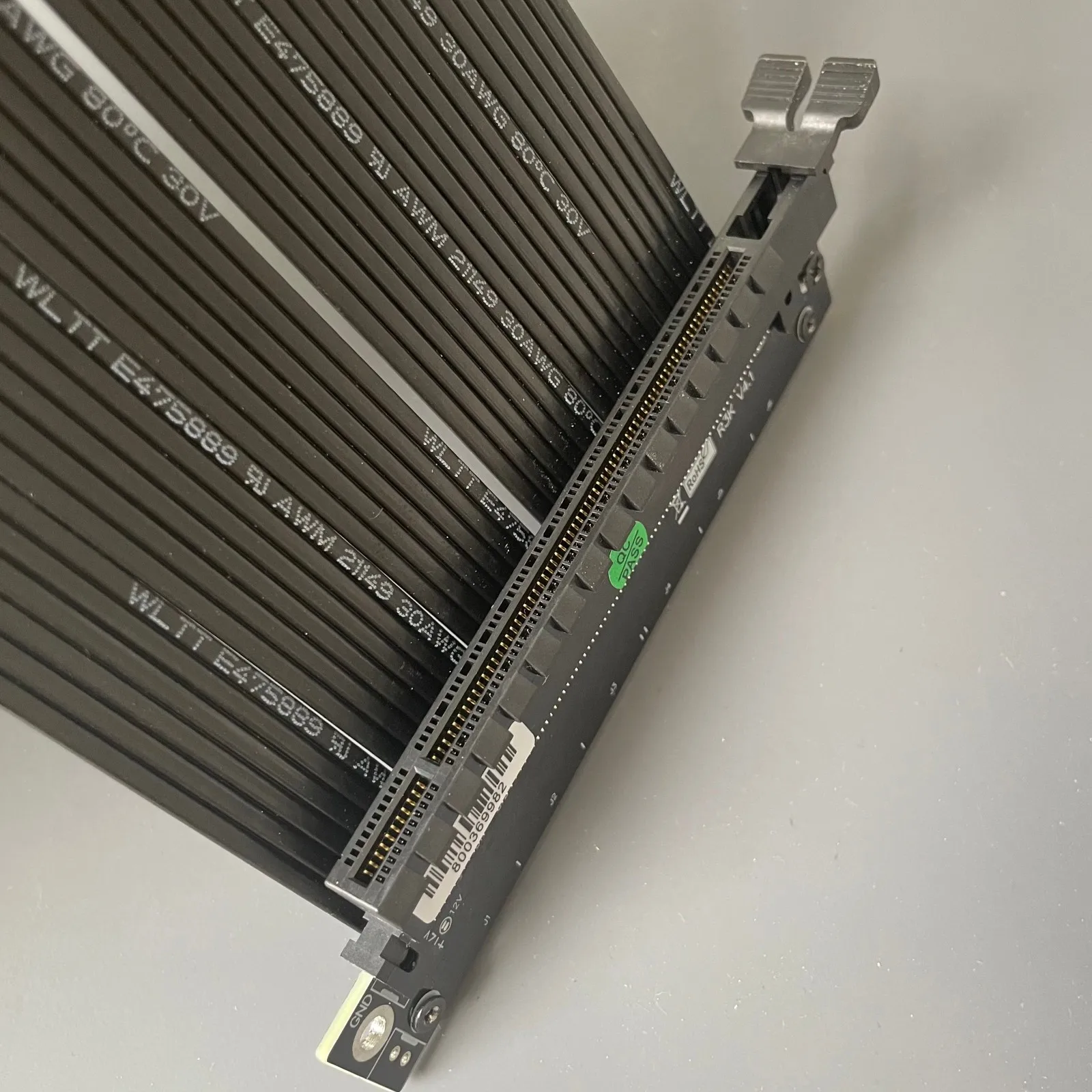 ADT-Cable elevador 4,0 PCIe X16, RTX3090, RX6900XT, gráficos, PC, montaje Vertical para juegos, PCI Express, Gen4 Dual, marcha atrás única para ITX, nuevo - imagen 2