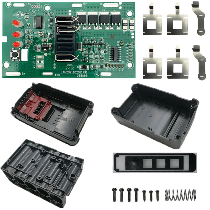 Batería carcasa de plástico PCB placa de circuito de protección de carga 18V 20V batería de iones de litio 4511396 adecuada para Ein 18V 20V - imagen 2