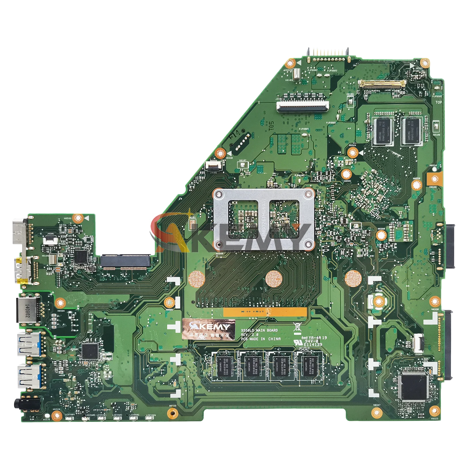 Placa base para ordenador portátil X550LD para ASUS VivoBook X550LN X550LD R510L X550L X550LC X552L X550LB Y581L con CPU I3 I5 I7 - imagen 2