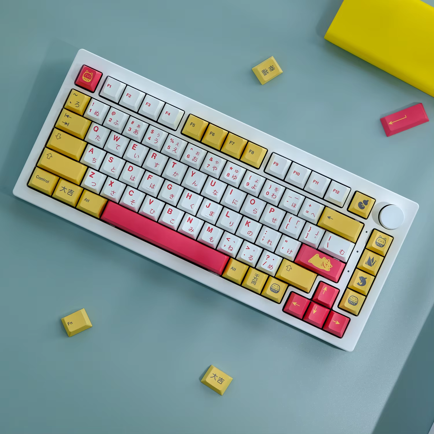 Teclas GMK Lucky Cat PBT 135 uds. Perfil Cherry MX - imagen 4