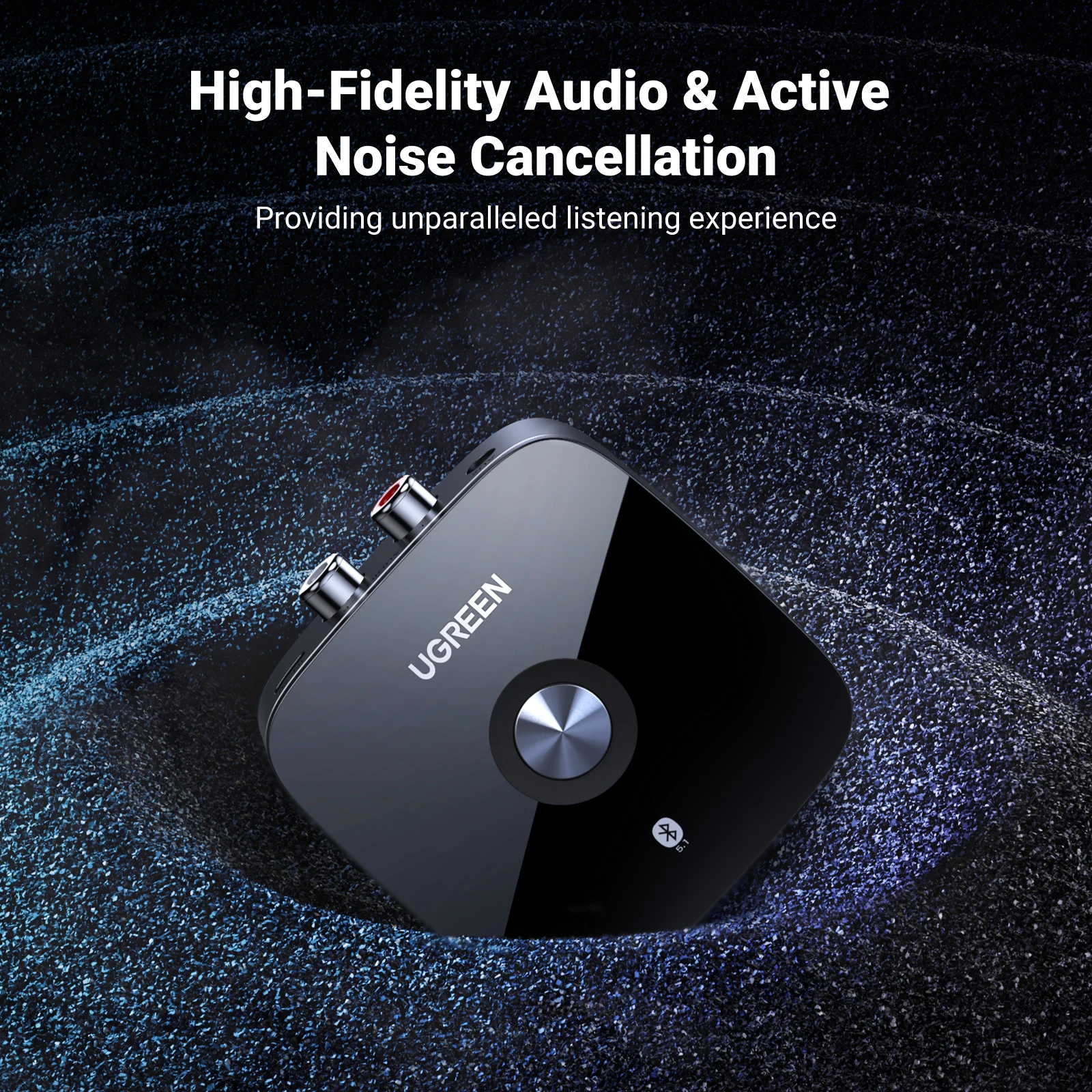 【RU】 UGREEN Bluetooth 5.1 Música inalámbrica Auido 3,5 mm RCA aptX HD Música de baja latencia Bluetooth 5.0 Sonido 3,5 mm 2RCA - imagen 4