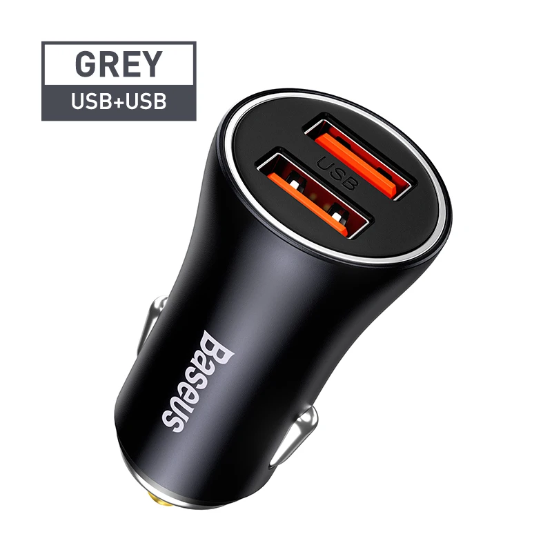 Dual USB Grey