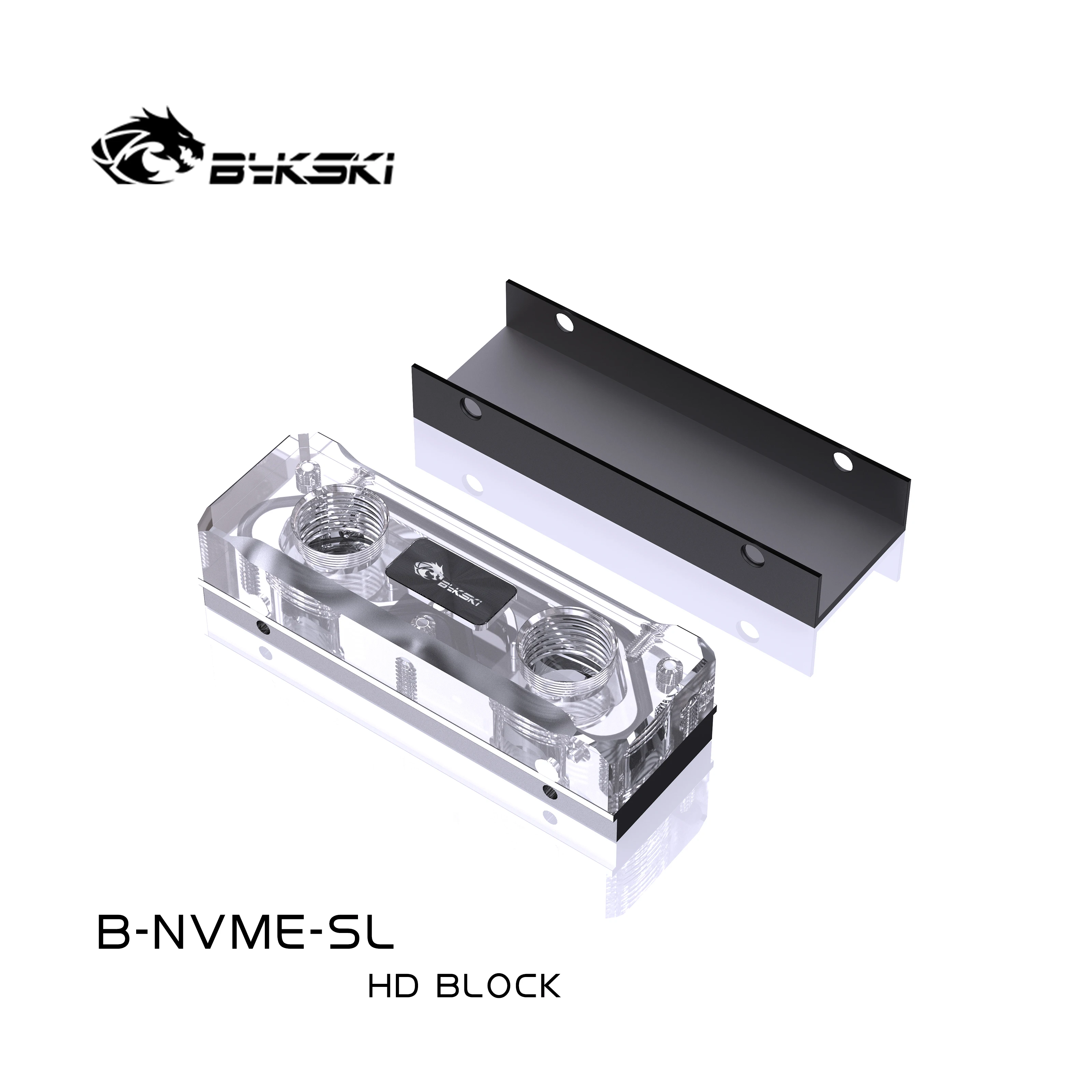 Bykski bloque de agua para 2280 /22110 PCI-E /SATA M.2 M2 SSD/disco de estado sólido radiador de disco duro disipador de calor Nvme refrigeración/B-NVME-SL - imagen 5