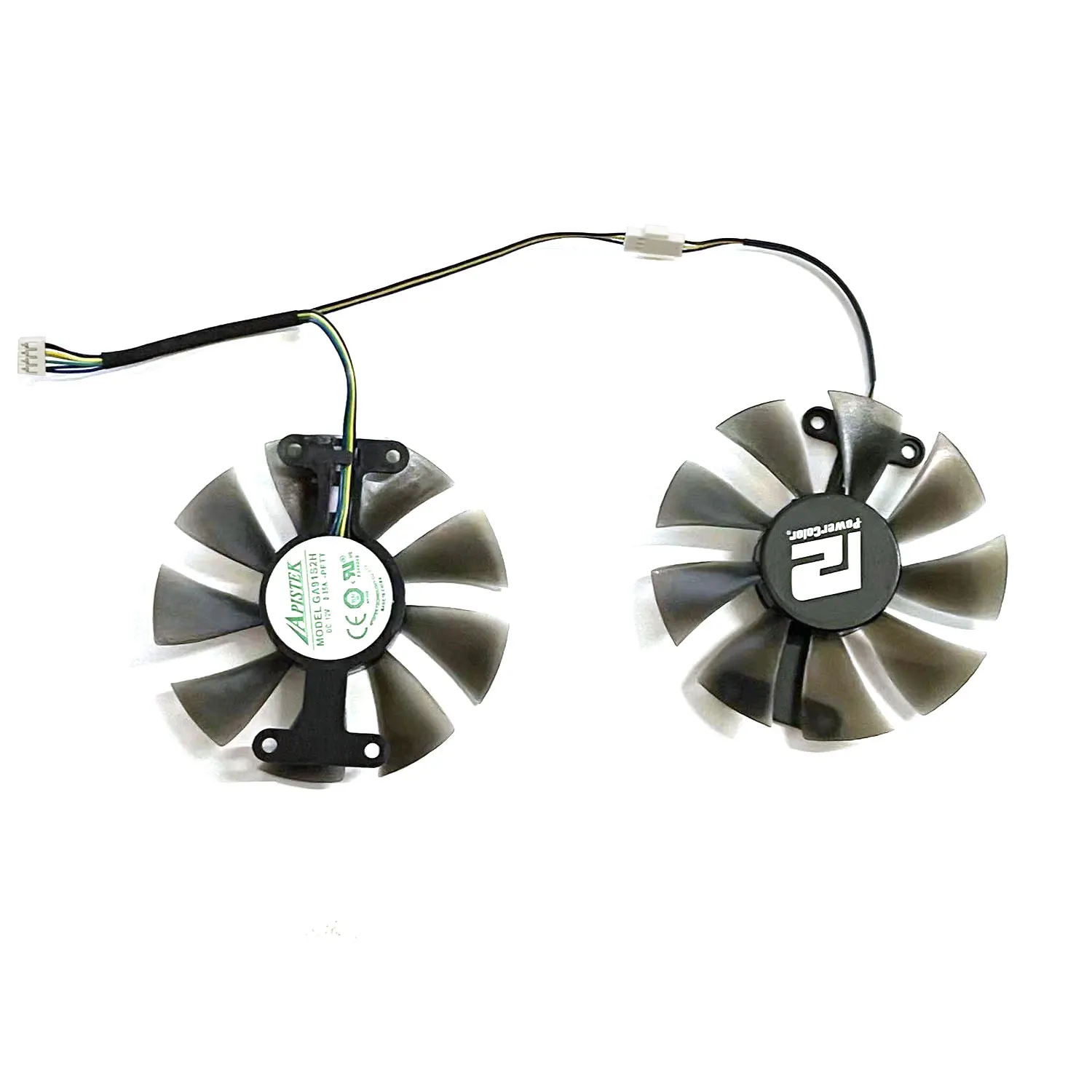 Nuevo ventilador de repuesto DIY 85MM 4PIN RX 580 ventilador GPU para POWERCOLOR Radeon RX580 2048SP 8GB GDDR5 reemplazo de tarjeta gráfica - imagen 3