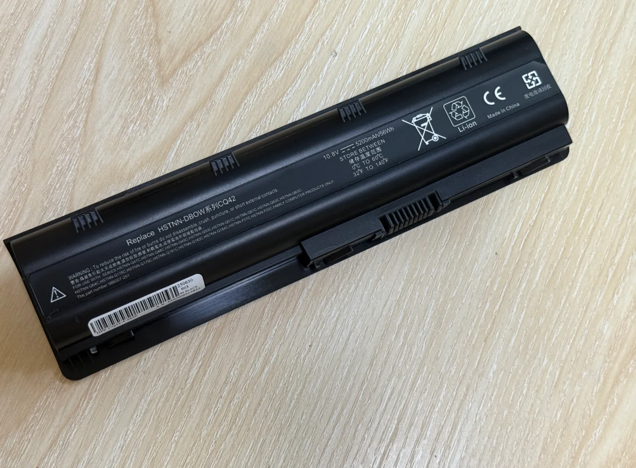 CQ42 MU06 batería del ordenador portátil para HP HSTNN-CB0W HSTNN-UB1G HSTNN-CBOW HSTNN-YB0X HSTNN-F01C MU09 HSTNN-I78C HSTNN-I79C HSTNN-I81C - imagen 4