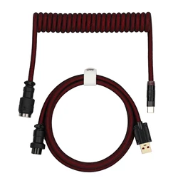EPOMAKER Mix Pro – Cable USB-C en espiral para teclado mecánico