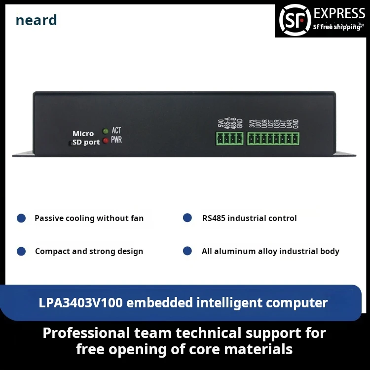 Neardi LPA3403V100 HiSilicon AI Computadora integrada Linux Host de seguridad inteligente Computación de borde - imagen 2