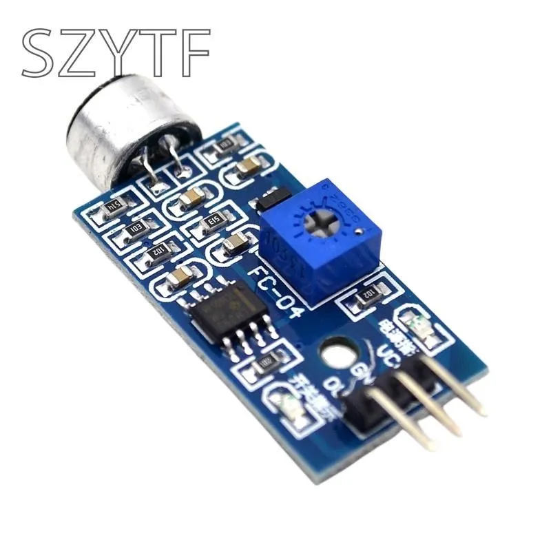 Módulo de sensor de interruptor de voz de intensidad de sonido de cabezal de micrófono para Arduino - imagen 5