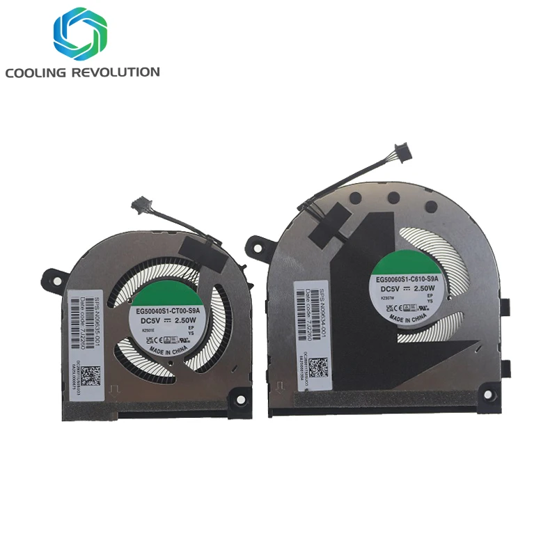 Ventilador de refrigeración para ordenador portátil HP Envy X360 15-EY, CPU GPU, EG50060S1-C610-S9A, EG50040S1-CT00-S9A, TPN-C157, N09634-001 - imagen 2