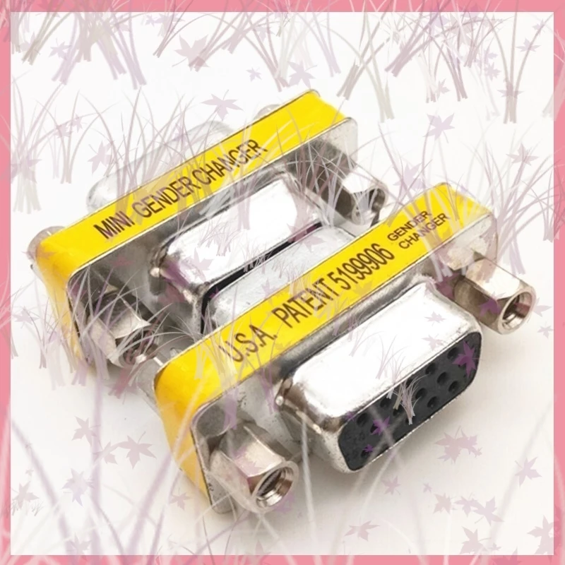 Adaptador cambiador de conector MINI VGA, doble hembra, D-Sub a hembra, 15 pines, para Cable de extensión VGA B6