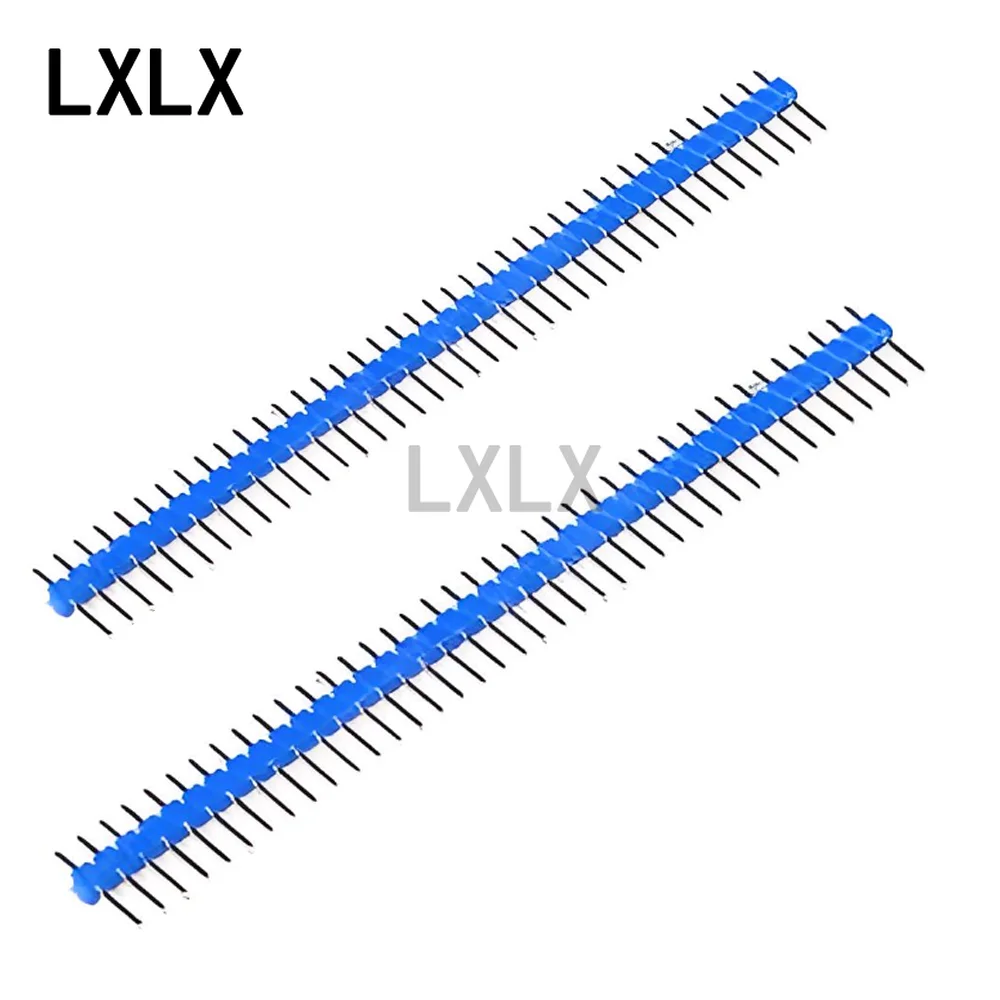 LXLX1 100 Uds Pin colorido 2,54 paso 1*40P Pin recto único blanco rojo azul amarillo electrónico - imagen 4