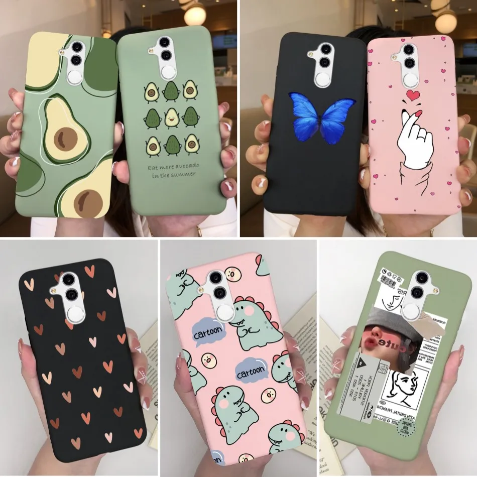 Funda de teléfono para Huawei Mate 20 Lite, carcasa trasera a prueba de golpes, corazón, dinosaurio, silicona suave, Mate, Mate 20 Lite Mate20 Lite