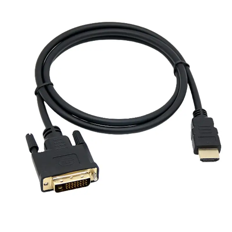 Cable adaptador HDMI compatible con DVI 24 + 1 HD, tarjeta gráfica para portátil 4K, computadora para juegos, monitor, conversión bidireccional de pantalla - imagen 4