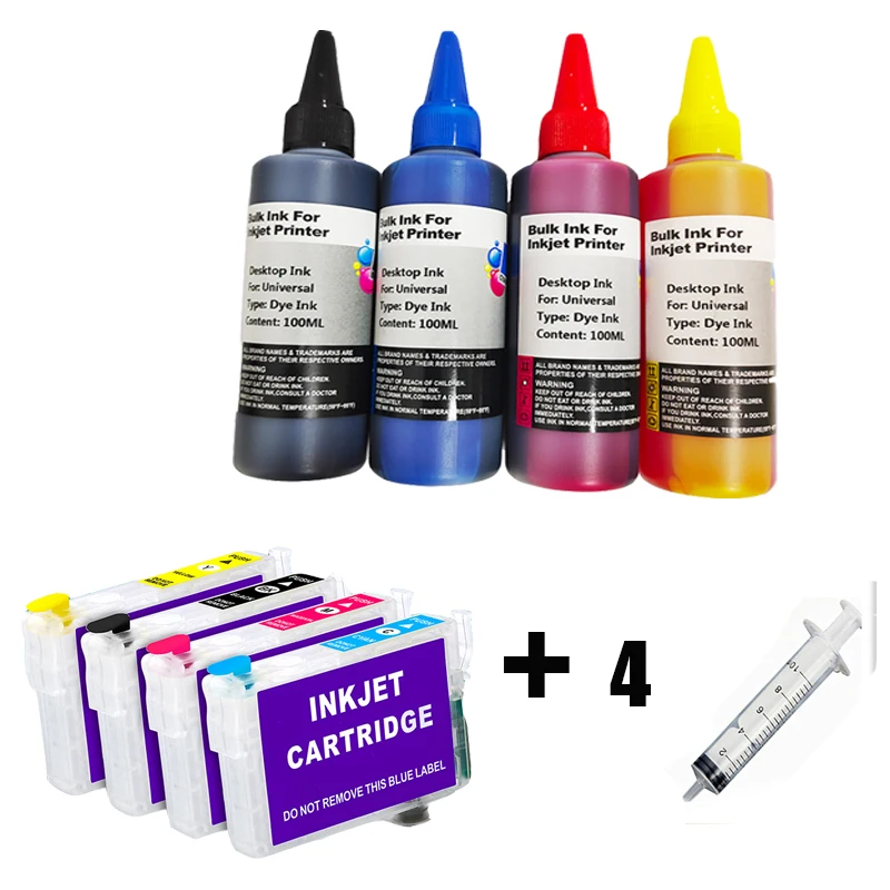 Einkshop cartucho de tinta recargable t1281 para epson, sx130, sx235w, S22, SX230, SX235W, SX420W, SX440W, SX430W, SX425W, SX435W, SX438 - imagen 2