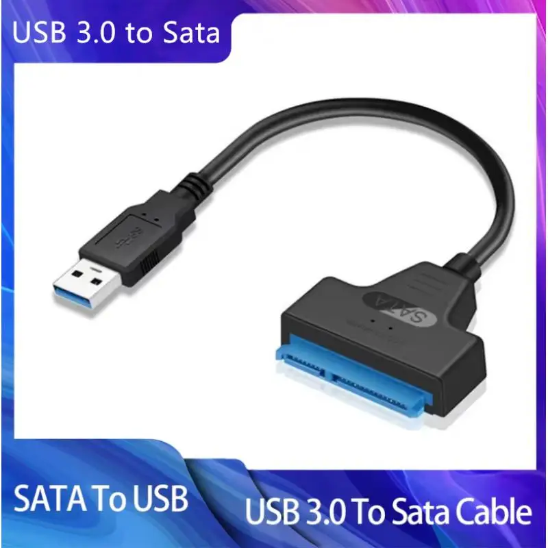 Nuevo Cable Sata a usb 3,0/2,0 tipo c compatible con 2,5 pulgadas HDD externo SSD Cable adaptador de disco duro convertidor de conector de ordenador
