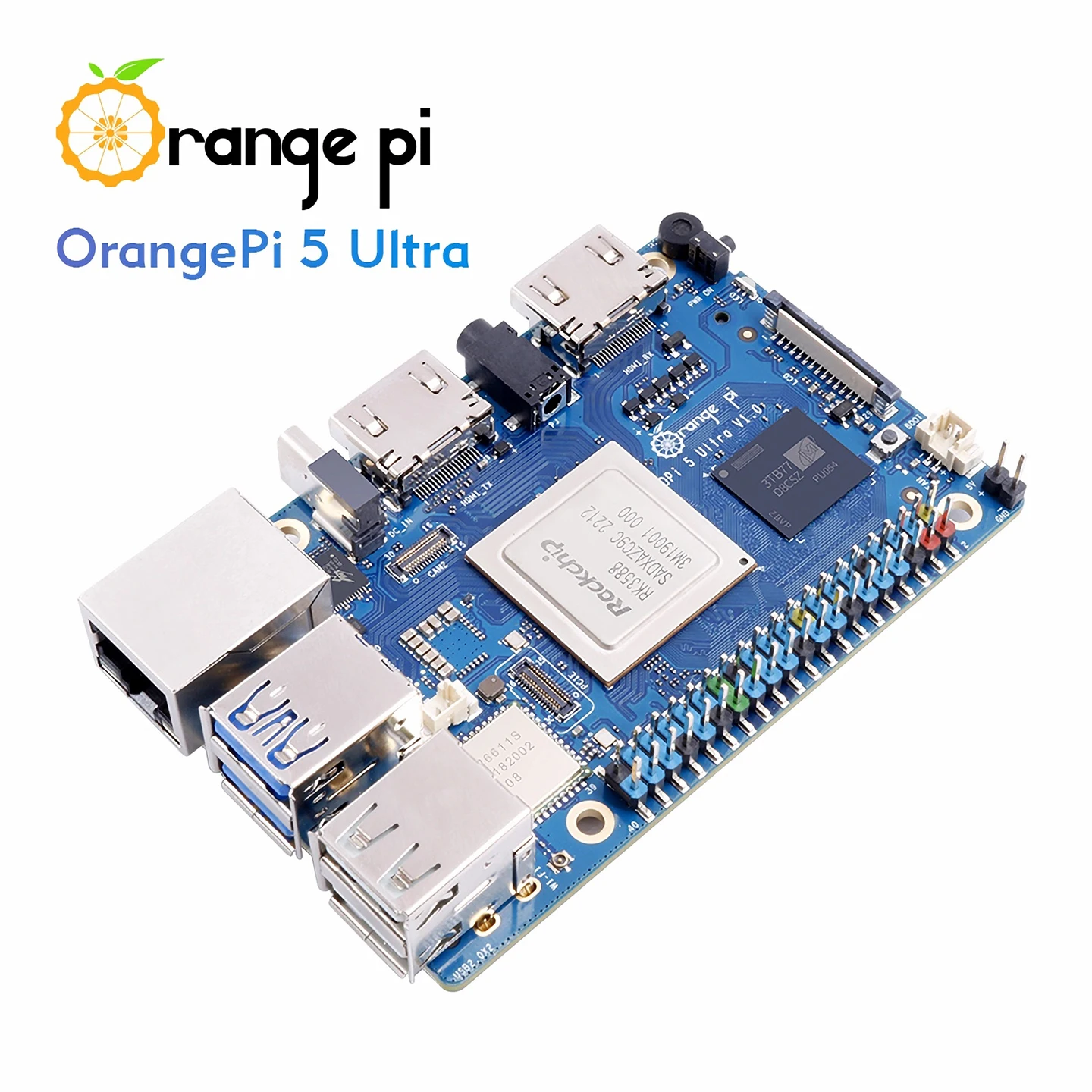 Orange Pi 5 Ultra 8GB 16GB RAM LPDDR5 Rockchip RK3588 Placa de desarrollo WiFi 6E + BT5.3 M2 ranura 2,5G LAN para Orange Pi 5 Ultra - imagen 4