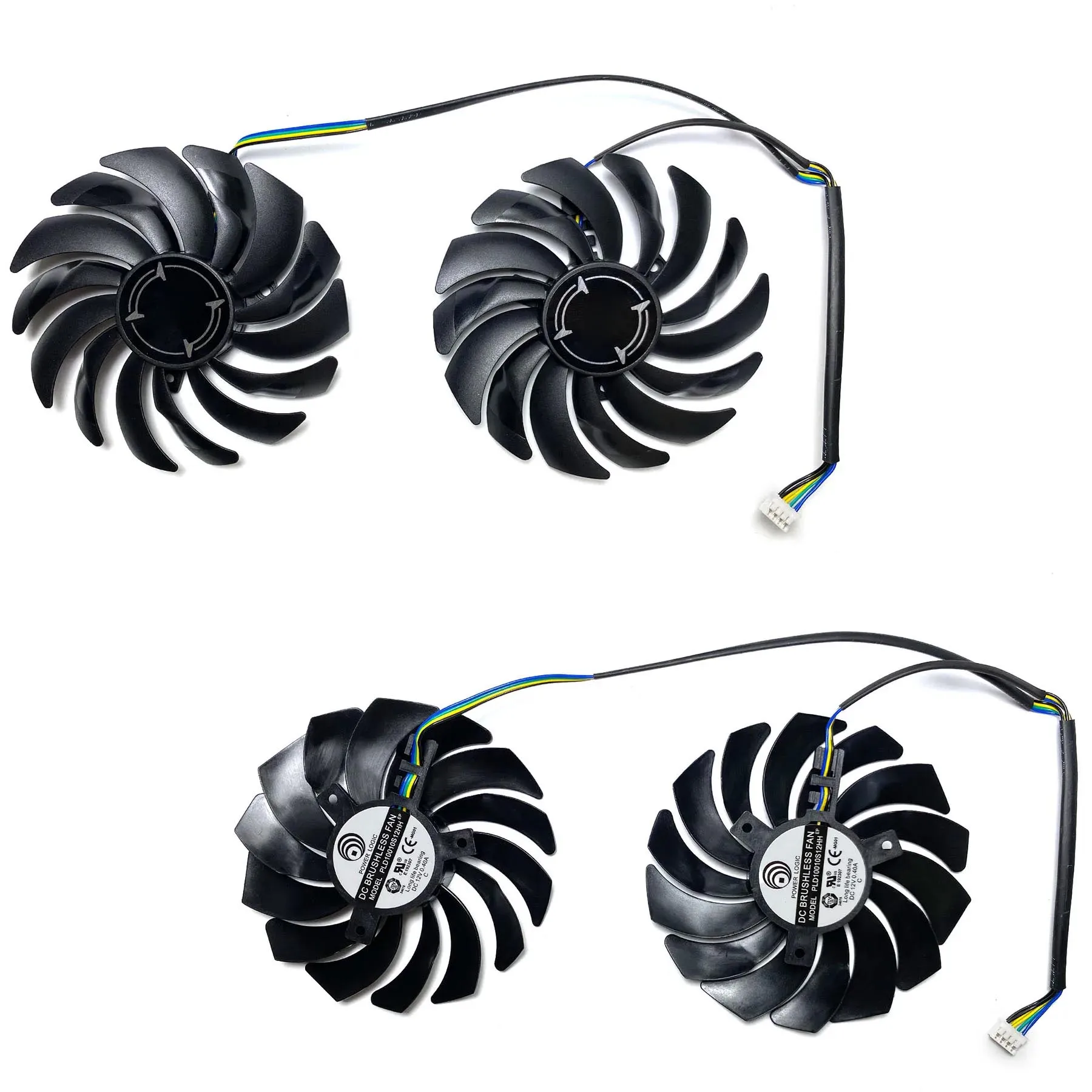 Ventilador de repuesto para tarjeta gráfica MSI Radeon RX590 580 570 ARMOR OC, PLD10010S12HH, nuevo - imagen 4