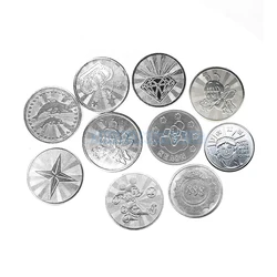 Fichas monedas acero inoxidable para máquina arcade y pinball