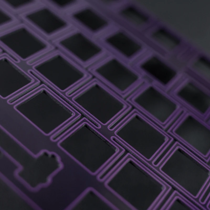 Placa de posicionamiento de teclado mecánico WOB CRUSH80 para teclado mecánico, placa FR4, accesorios de teclado para juegos personalizados, regalo - imagen 5