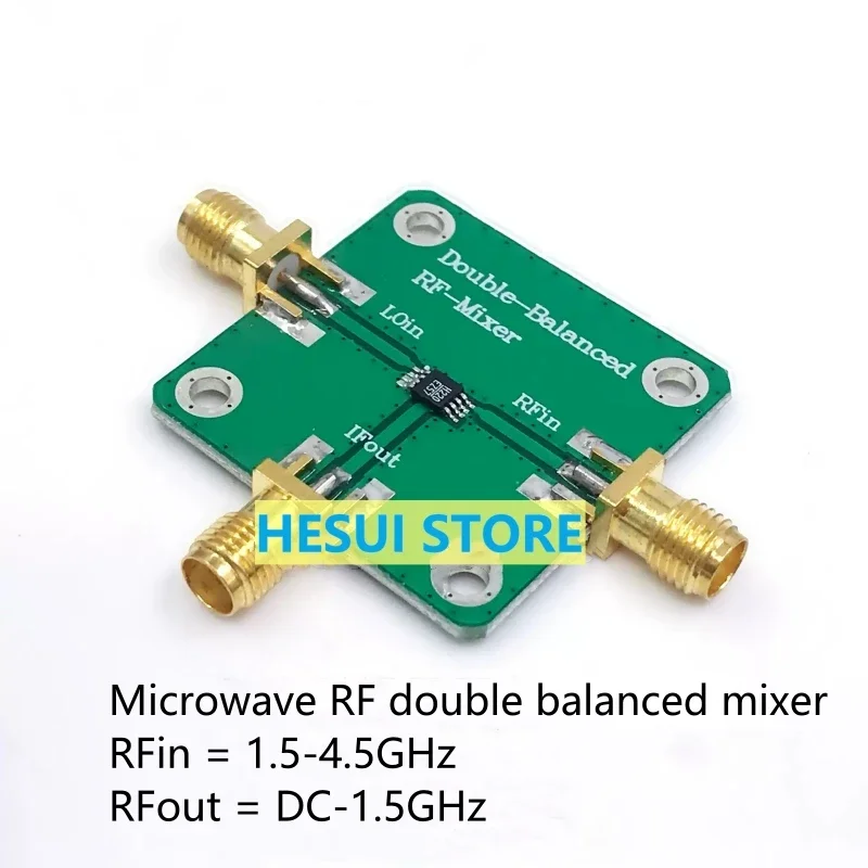 1 Uds. Convertidor de frecuencia de mezcla doble equilibrado de microondas Rf RFin = 1,5-4,5 GHz, RFout = 0-1,5 GHz - imagen 2
