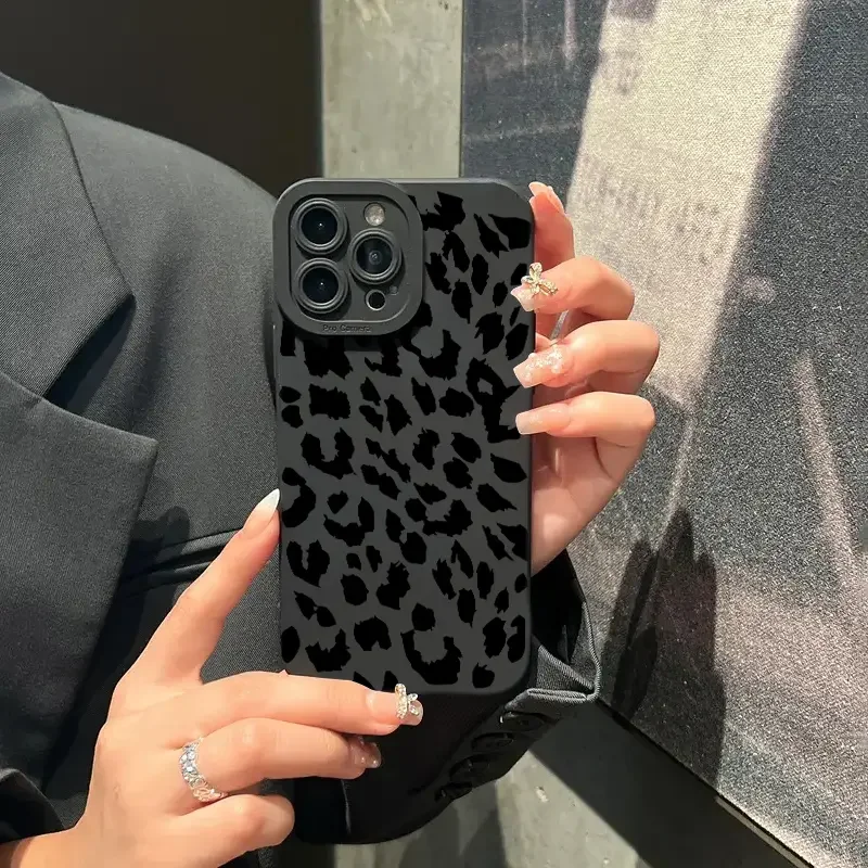 Para Xiaomi 14T Pro funda Mi 13T 12T 12 13 14 Pro 11 Lite 5G NE Poco F5 X5 X3 F3 X4 Pro 5G funda Vintage con estampado de leopardo - imagen 4