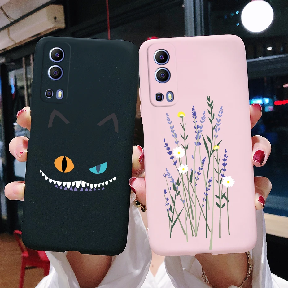 Para vivo Y72 5G funda suave de silicona TPU Linda carcasa de dibujos animados funda trasera de teléfono para vivo Y72 5G V2041 Funda Fundas Coque Etui parachoques - imagen 5