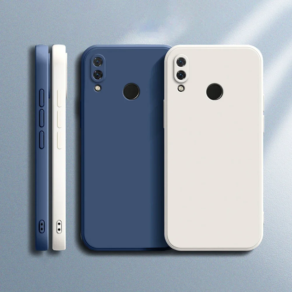 Funda de teléfono Original para Huawei Nova 3 3i 3E, protección de cámara de silicona líquida Nova3, funda fina clásica de lujo suave - imagen 2
