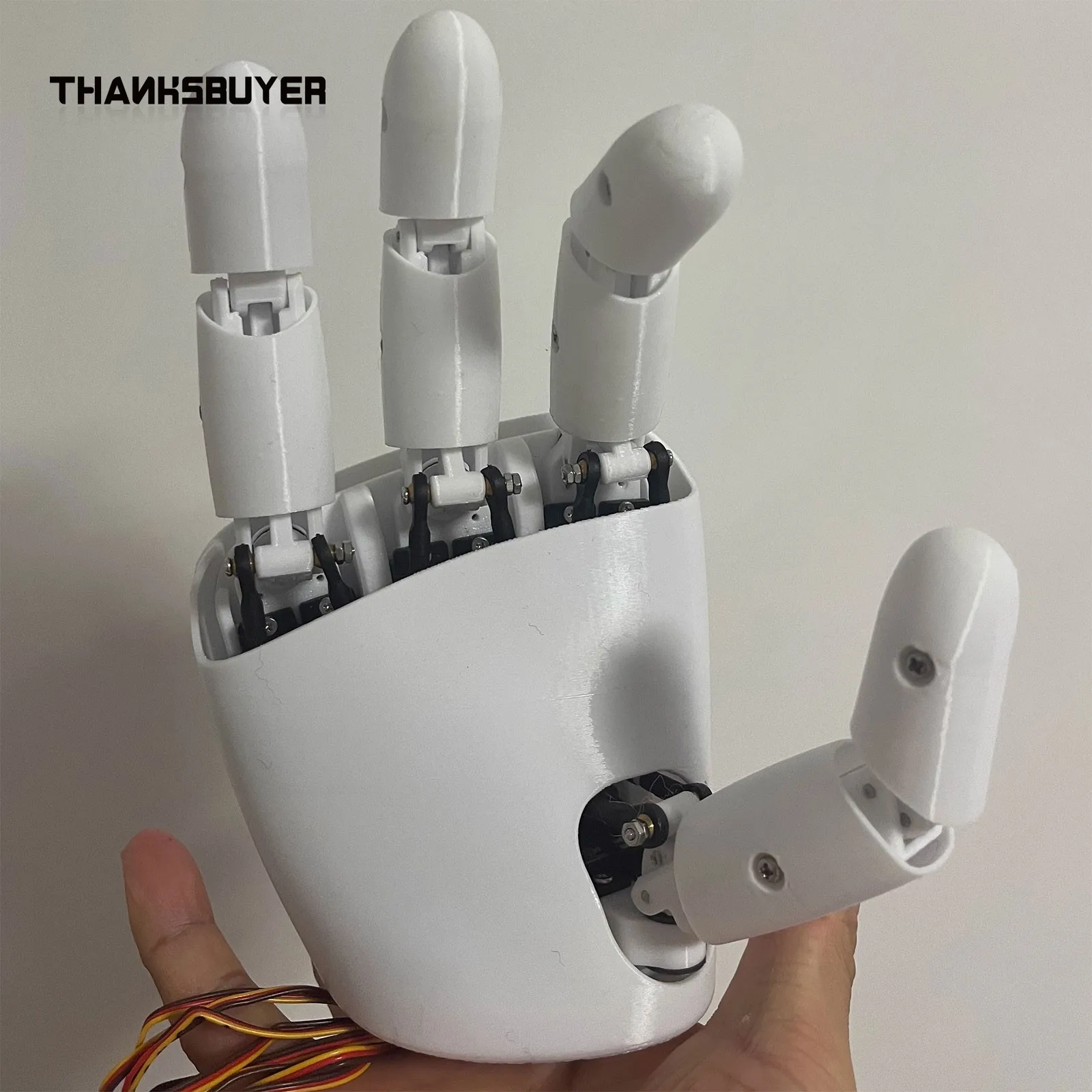 AmazingHand 8DOF Robot impreso en 3D Mano mecánica (Motos PWM para diestros y zurdos Motores serie Feetech) - imagen 4