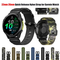Correa QuickFit Garmin Forerunner 970 Fenix E 8 Tactix 7 Nylon Trenzado