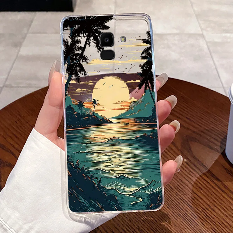 Para Samsung Galaxy J6 2018 J6 + Plus (2018) funda transparente con bonito conejo de dibujos animados suave TPU contraportada J600F J600G J610G J610F funda de teléfono - imagen 2