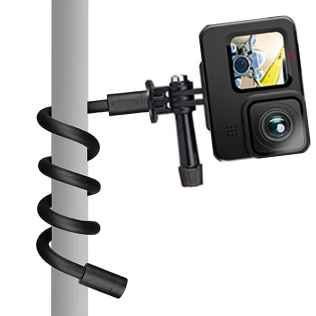 Abrazadera de cámara Flexible con cuello de cisne, soporte de brazo, adaptador de montaje para soporte de Clip de escritorio X3 con 1/4 conectores - imagen 5