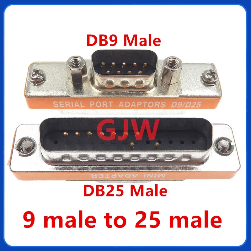 1 Uds DB25Male hembra conector adaptador D25 DB9 adaptador de puerto serie DB9 macho DB25 hembra DB25 macho DB9 hembra 9/25P RS232 convertir - imagen 3