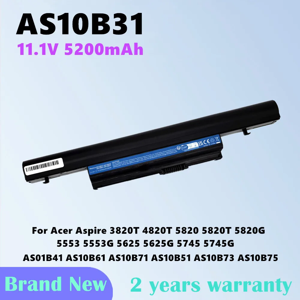 Batería 6 Celdas Acer Aspire – Compatible 3820 4820 5820 5745 - imagen 2