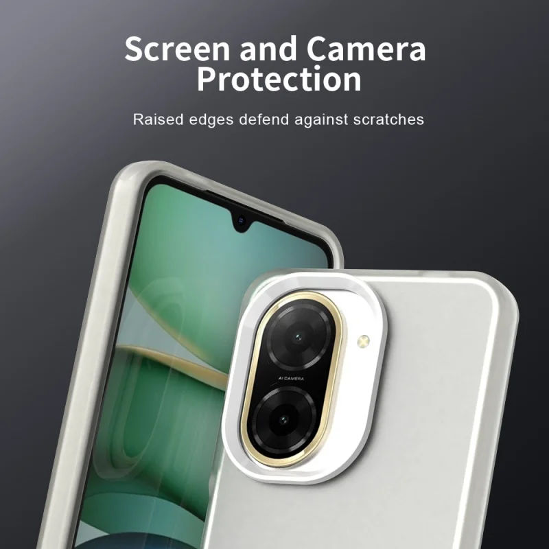 Para Redmi A5 funda Xiaomi Redmi A5 Capas teléfono BackTransparent Color parachoques esmerilado mate claro Fundas Redmi A5 171,7mm - imagen 5