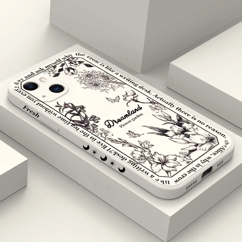 Funda de teléfono de silicona suave y estrella de luna fresca para iPhone 11 12 13 14 15 16 Pro Max Plus XS X XR SE 2020 8 7 Plus cubierta a prueba de golpes - imagen 2